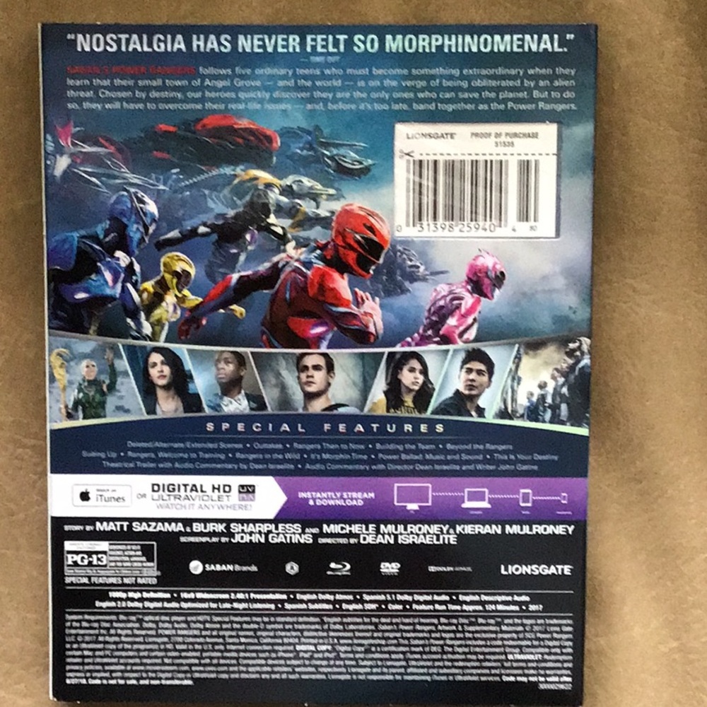 Power Rangers DVD - Picture 2 of 2